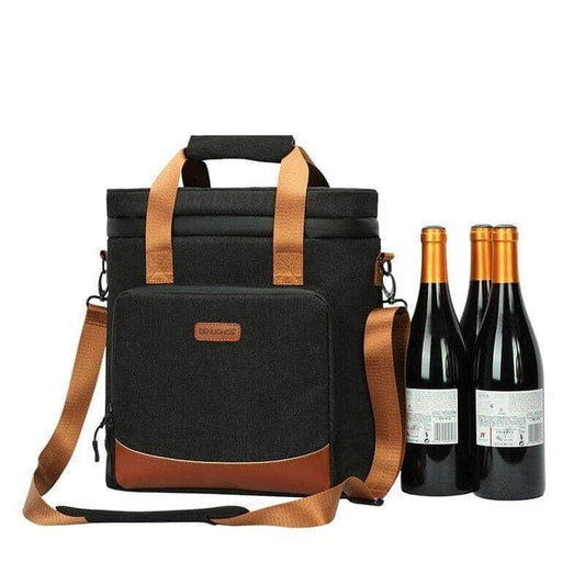 Bolsa Térmica Vino - Porta Vinhos & Taças