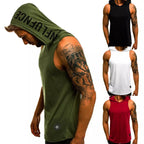 Regata Masculina Gym com Capuz