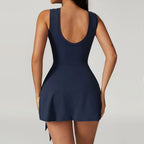 Macaquinho Feminino Beach Fit com Saia
