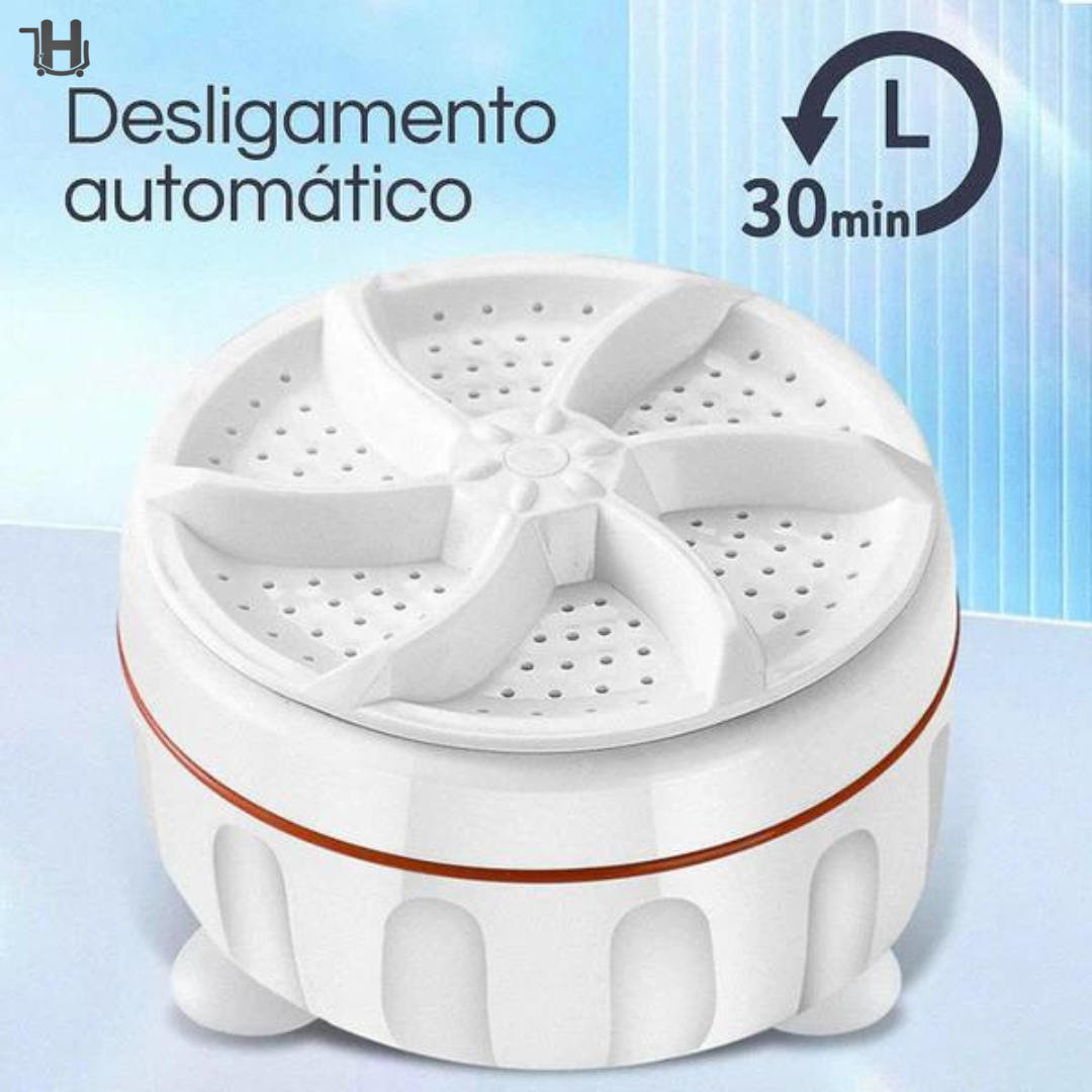 Máquina de Lavar Louças e Roupas Portátil USB - UltraLavagem® (ÚLTIMAS UNIDADES EM ESTOQUE)