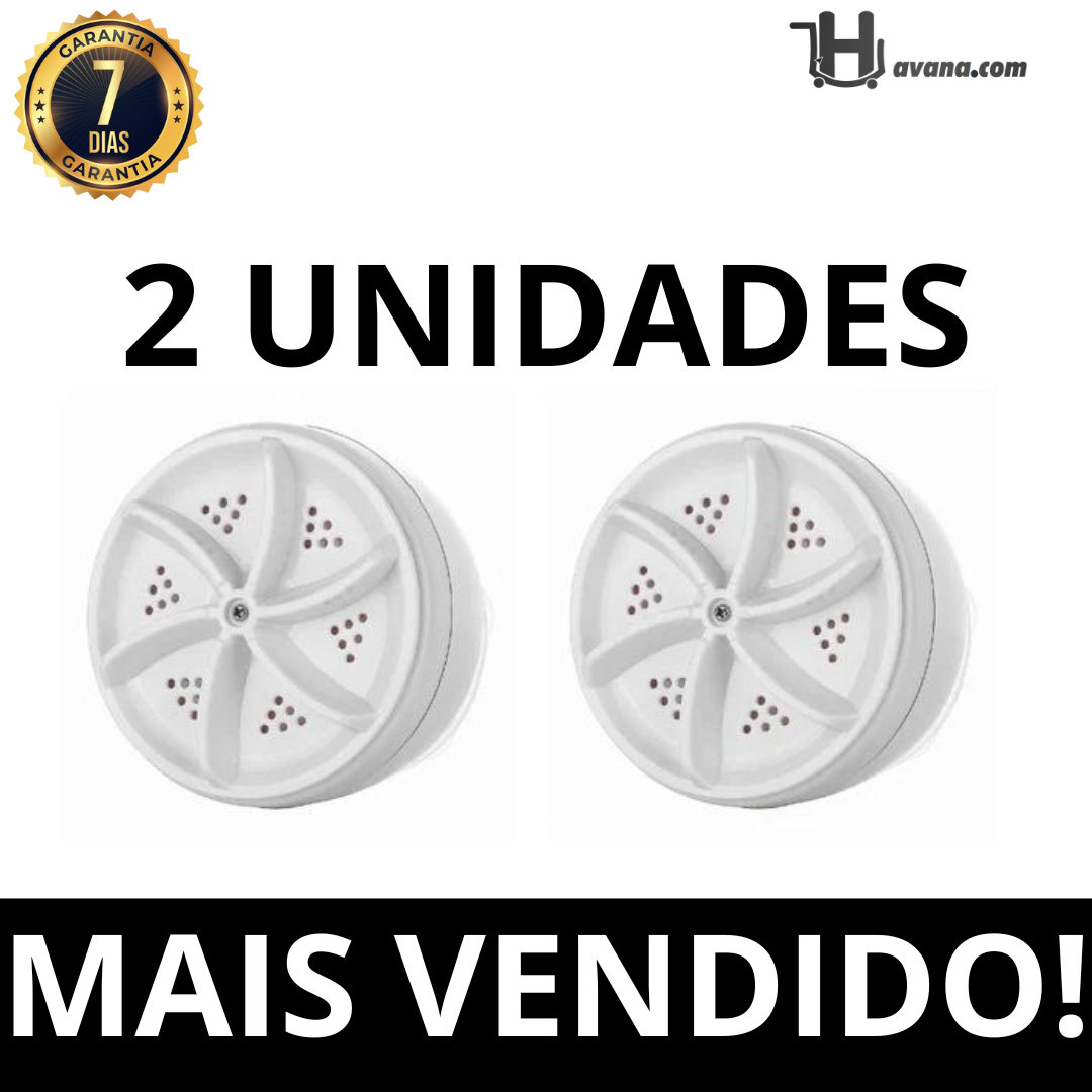 Máquina de Lavar Louças e Roupas Portátil USB - UltraLavagem® (ÚLTIMAS UNIDADES EM ESTOQUE)