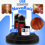 NovaRaíz®️ - Shampoo Antigrisalho  (Dura Até 6 Meses!) | + BRINDE