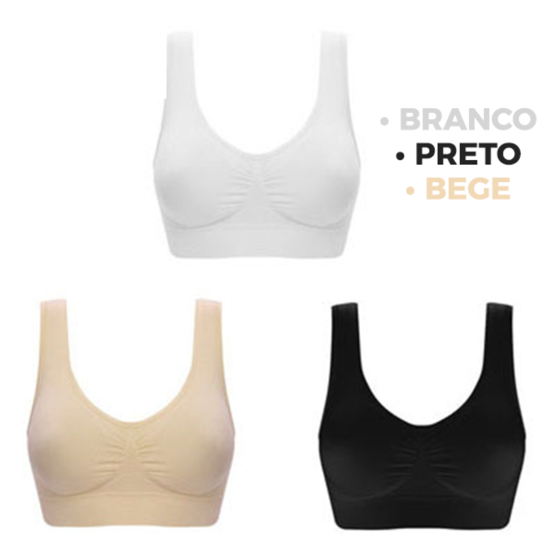 Promoção Relâmpago  - Sutiã Fit Confort (Compre 1 Leve 3) + Brinde Exclusivo