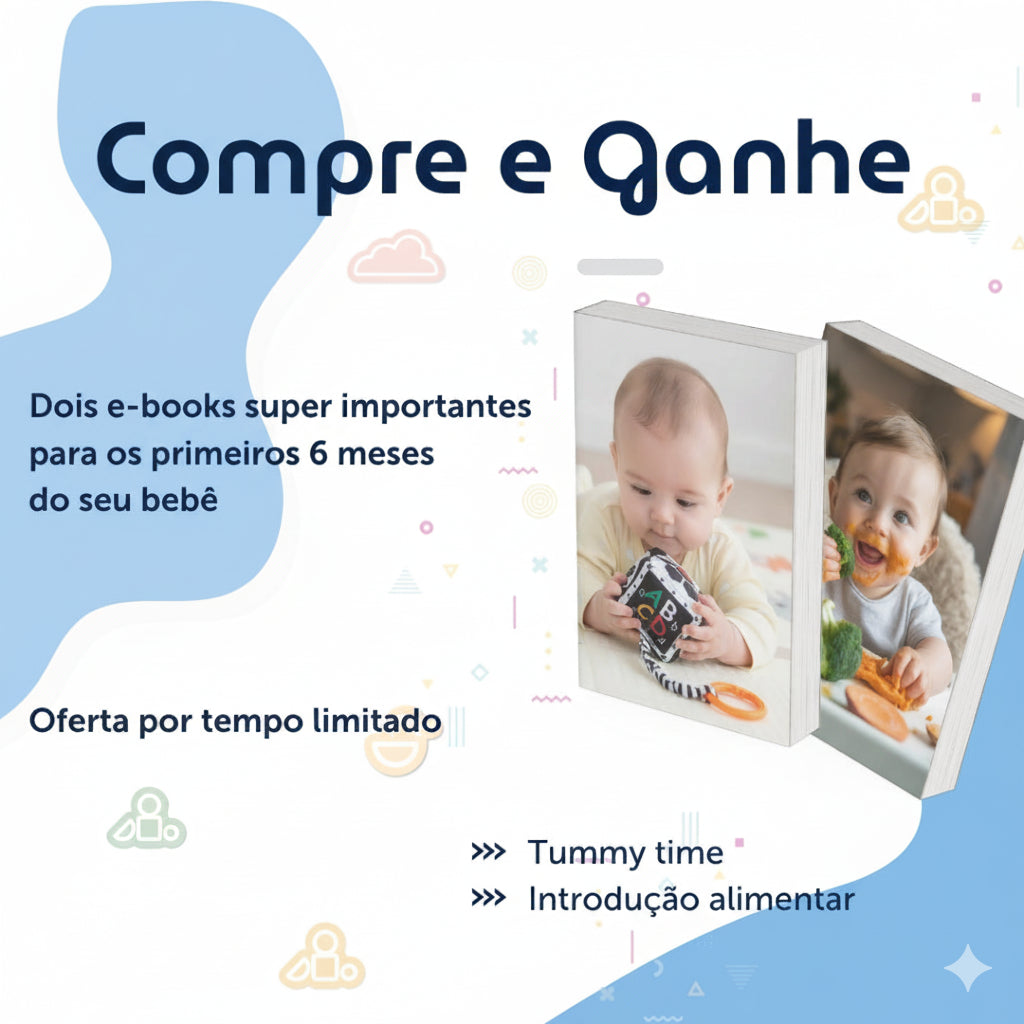 BabyBox® Kit Alto Contraste - Ative o Cérebro do Seu Bebê 3x Mais Rápido