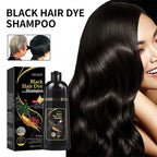100ml 50s Natural Herbal Hair Dye Shampoo 3 In 1 Hair Color Shampoo For Gary Hair Dark Brown Black And Women Men Grey Coverage New