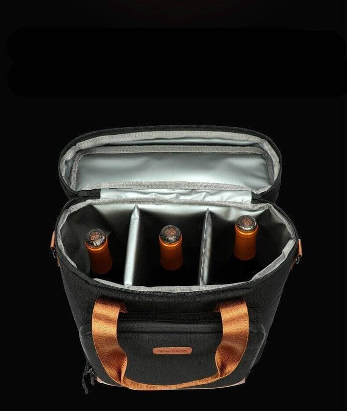 Bolsa Térmica Vino - Porta Vinhos & Taças