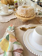 Prato de Bolo de Bambu com Pé Verona 20cm – Elegância e Sustentabilidade para Sua Mesa