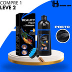 [COMPRE 1 LEVE 2] Shampoo Beauty 3 em 1 (Dura até 3 Meses) + Escova Massageadora de BRINDE